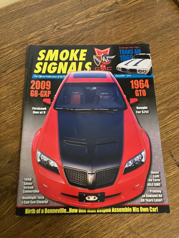 *Vintage Back Issue of Smoke Signals Magazine December 2015