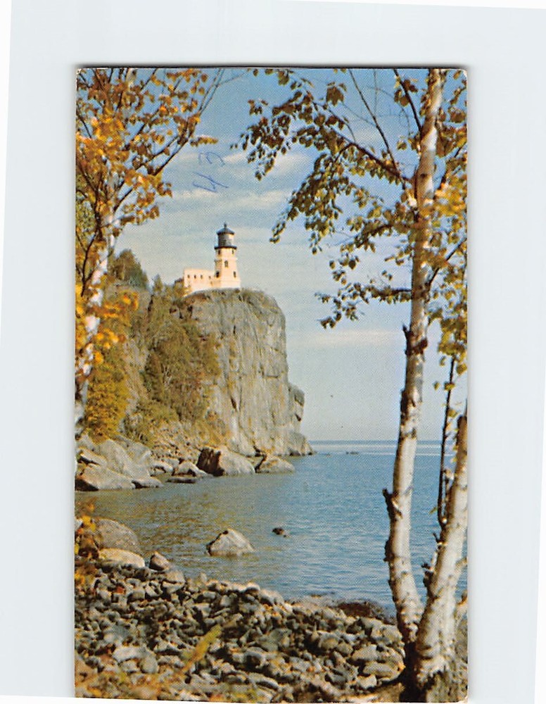 Postcard Split Rock Lighthouse Lake Superior Minnesota