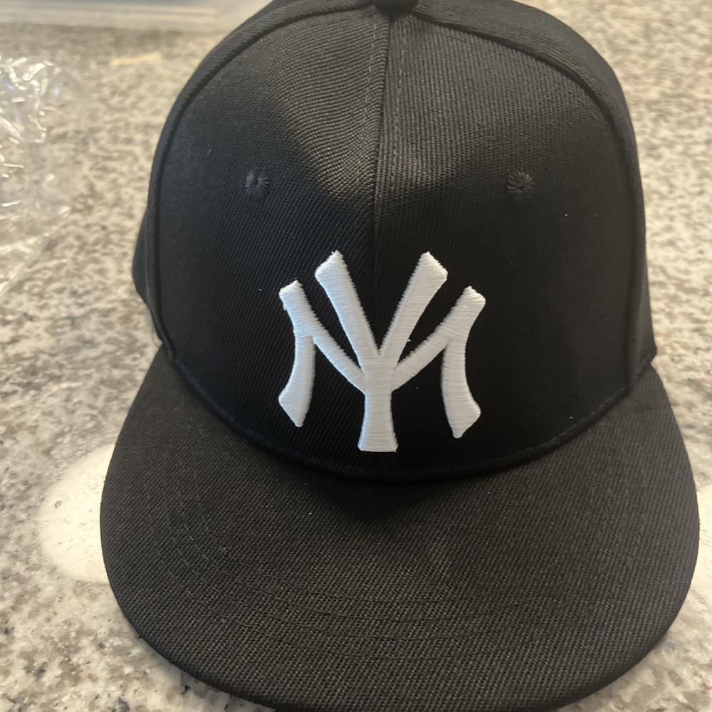 New York Yankees 47 Brand Hat Clean Up Adjustable Cap Black New