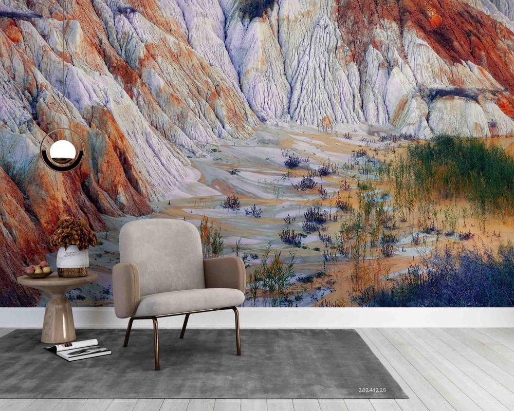 3D Mountains Rocks Landscape Wall Murals Wallpaper Murals Wall Sticker