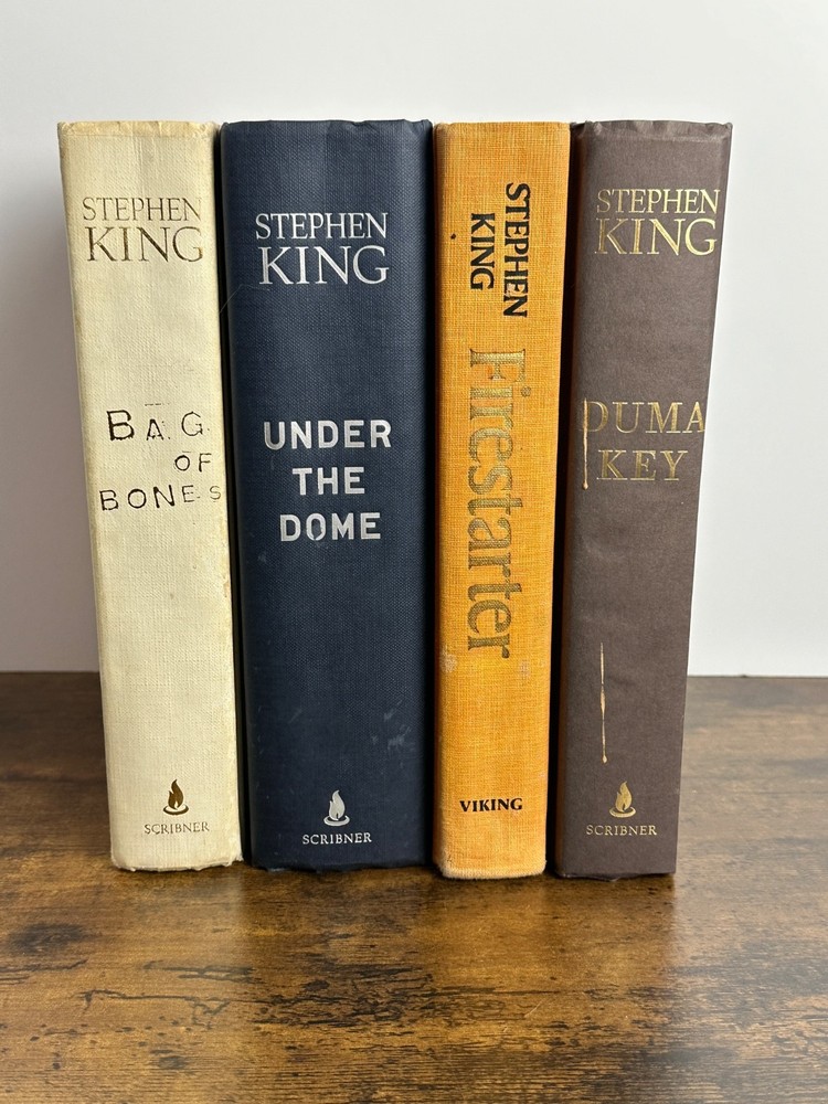 Stephen King Lot of 4 Hardcover  1st Trade Editions Missing Dust Jackets