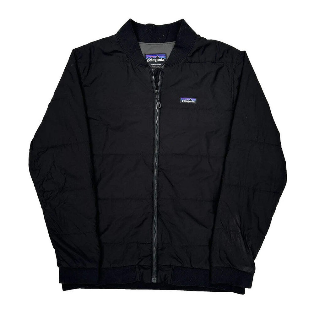 Patagonia Bomber Jacket - XL Black Polyester