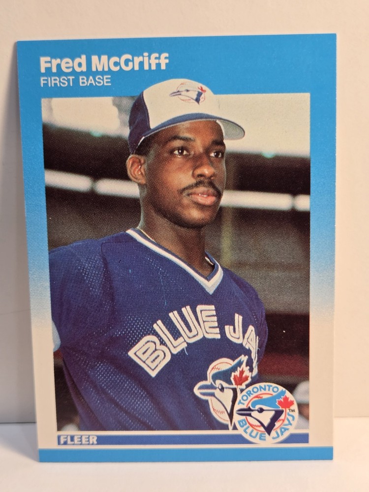 1987 Fleer Update Fred McGriff #U-75