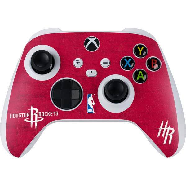 NBA Houston Rockets Xbox Series S Controller Skin - Houston Rockets Distressed
