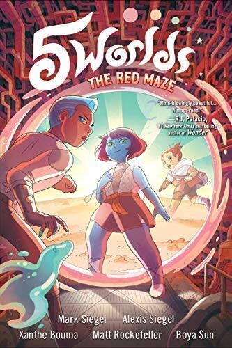 5 Worlds Book 3 The Red Maze by Mark Siegel in Good Condition