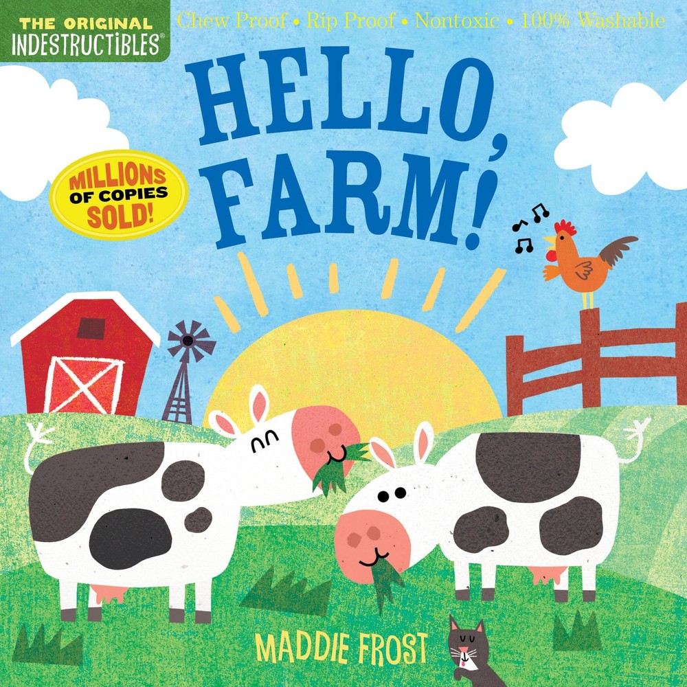 Indestructibles: Hello, Farm!: Chew Proof · Rip · Nontoxic · 100%...