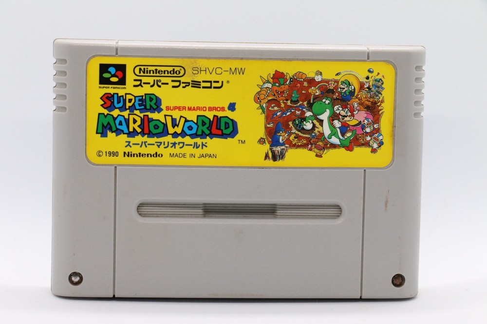 Super Mario World Nintendo Super Famicom Japan 1990 Tested