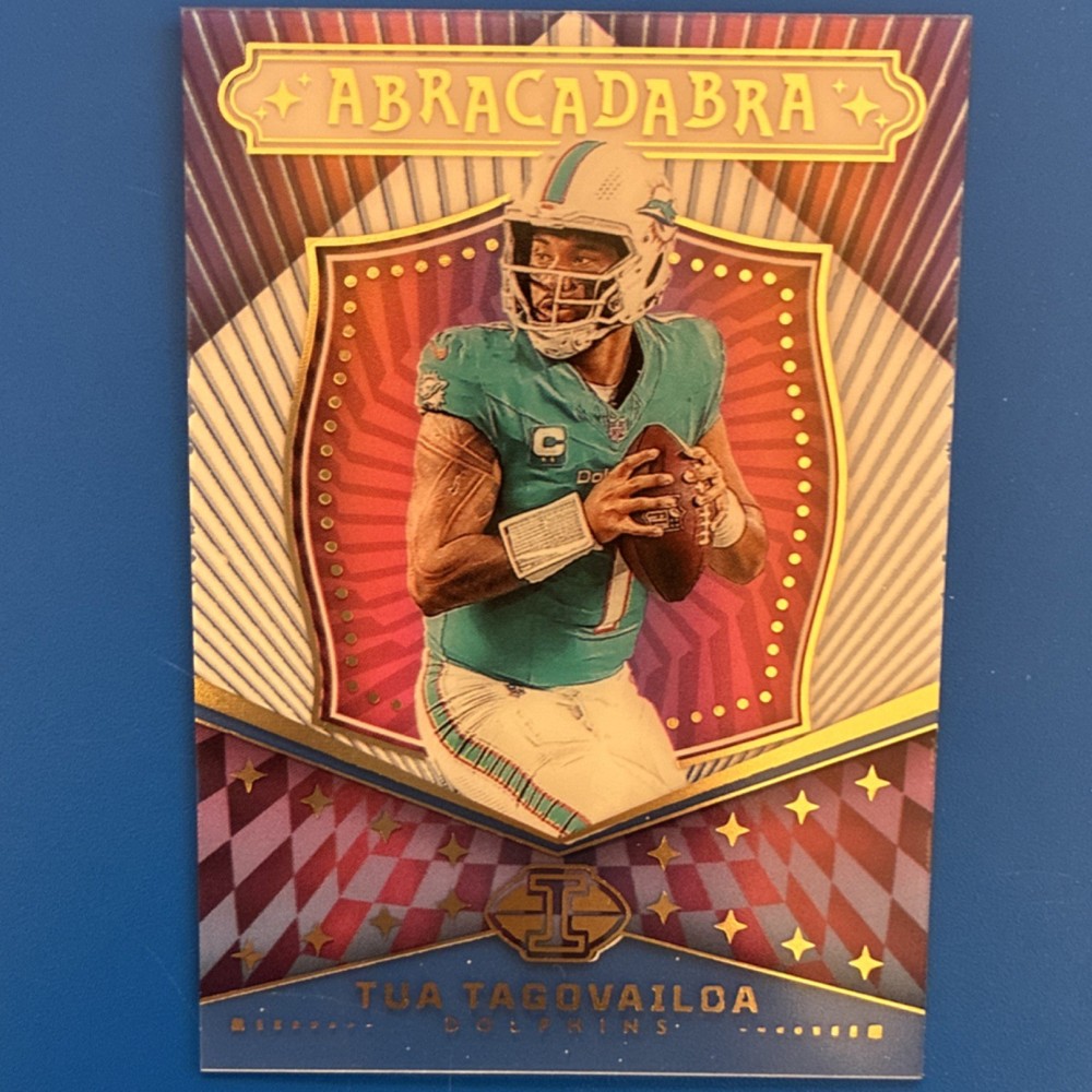 2024 Panini Illusions Tua Tagovailoa Abracadabra Miami Dolphins #6 Football Card-image