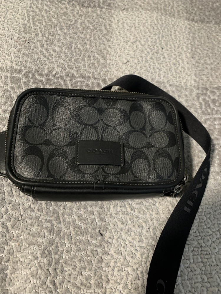 Men's  Coach Charter Signature Jacquard Crossbody Bag