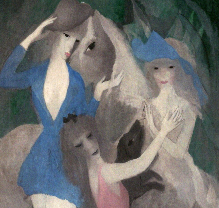 Vintage Card Continental Marie Laurecin Daneuses Espagnoles 1920 Spanish Dancers