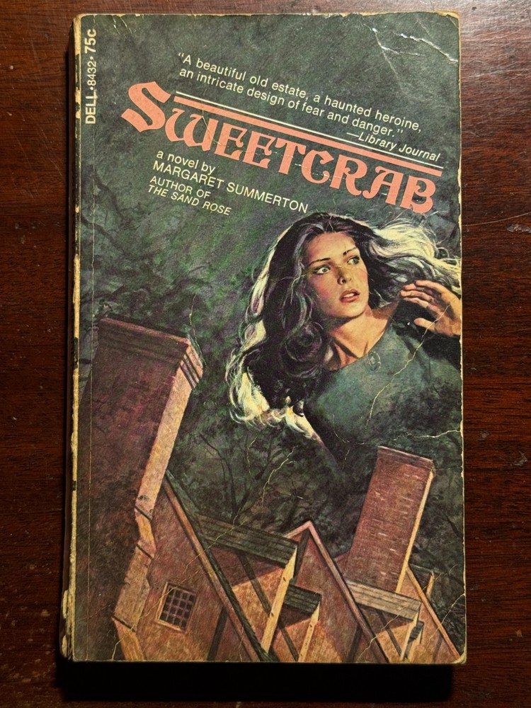 Sweetcrab Margaret Summerton Dell Gothic Horror 1972 1970s Vtg PB BK