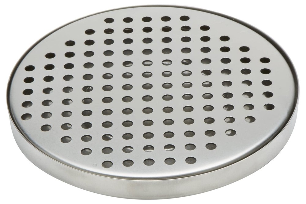 DT3 5.5-Inch Round Stainless Steel Drip Tray 0.37H