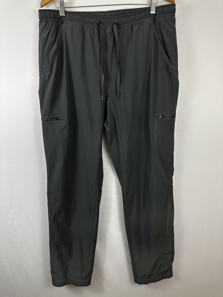 Eddie Bauer Flexion Polar Lined Pants Women's Size 14 Gray Fleece Lined Pants