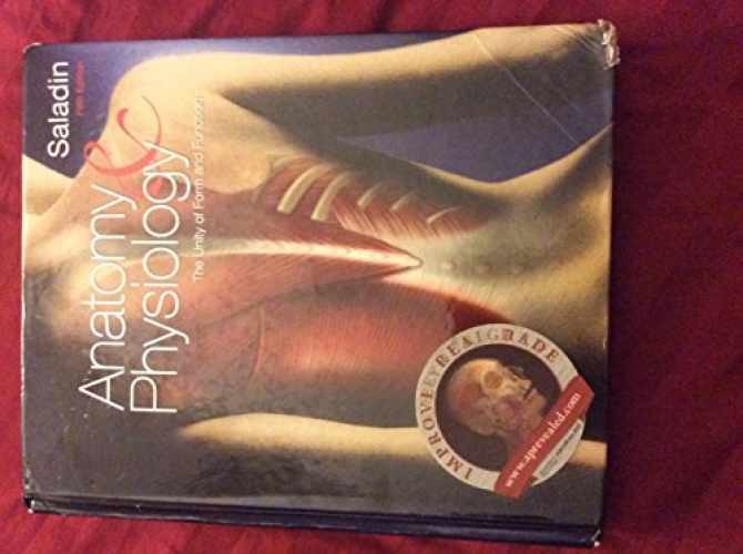 Anatomy and Physiology: The Unity - Hardcover, by Saladin Kenneth - Acceptable