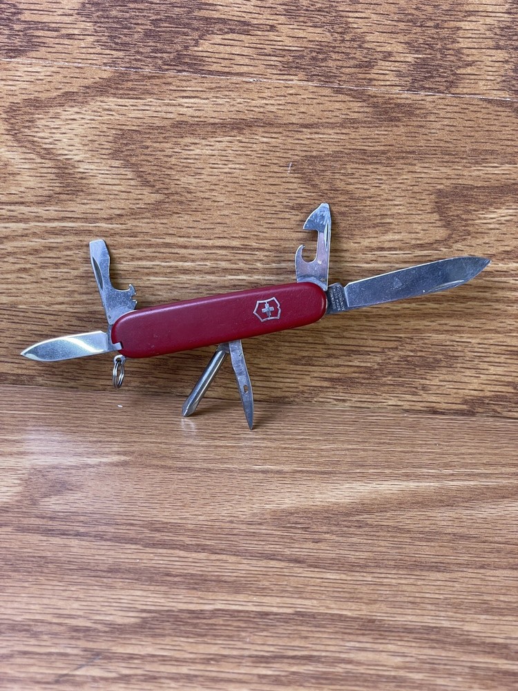 Vintage 1965 Victorinox Swiss Army Officer Knife Multi 6 Tool Rostfrei