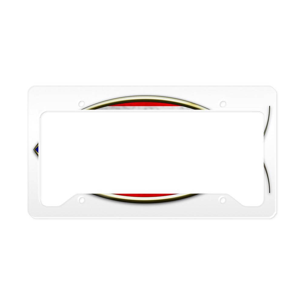 CafePress Custom Aluminum License Plate Front Vanity Tag 828862268