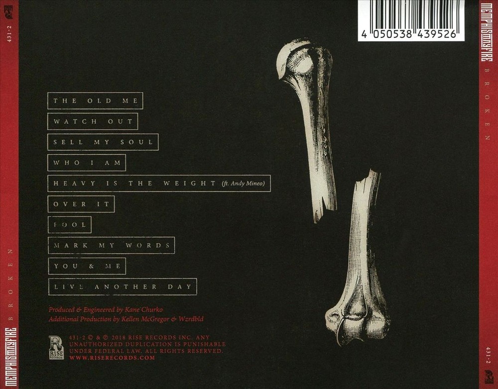 Memphis May Fire Broken New Cd