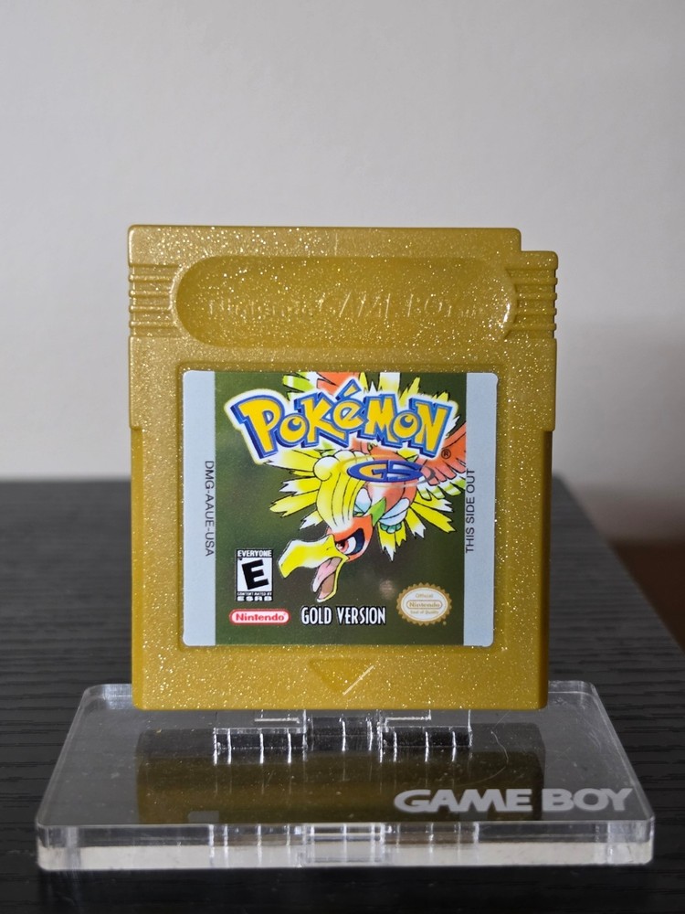 Pokemon Gold Gameboy Color [Authentic – New Save Battery] GBC Cartridge Only