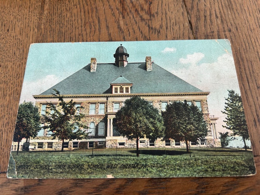 Model School State Normal School West Chester Pennsylvania Postcard
