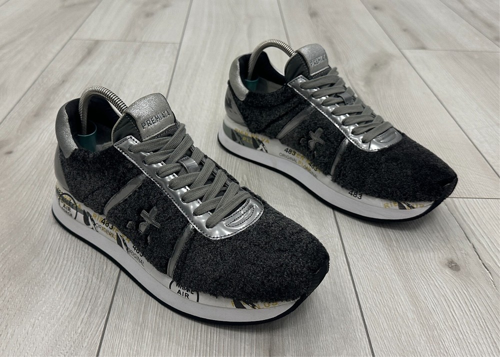Sneakers Premiata Conny 2609 silver Size 39 UK 6 US 9