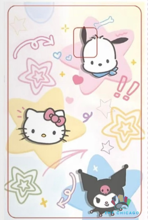 Cute Vibrant Hello Kitty and Friends Credit/Debit Card Sticker Skin