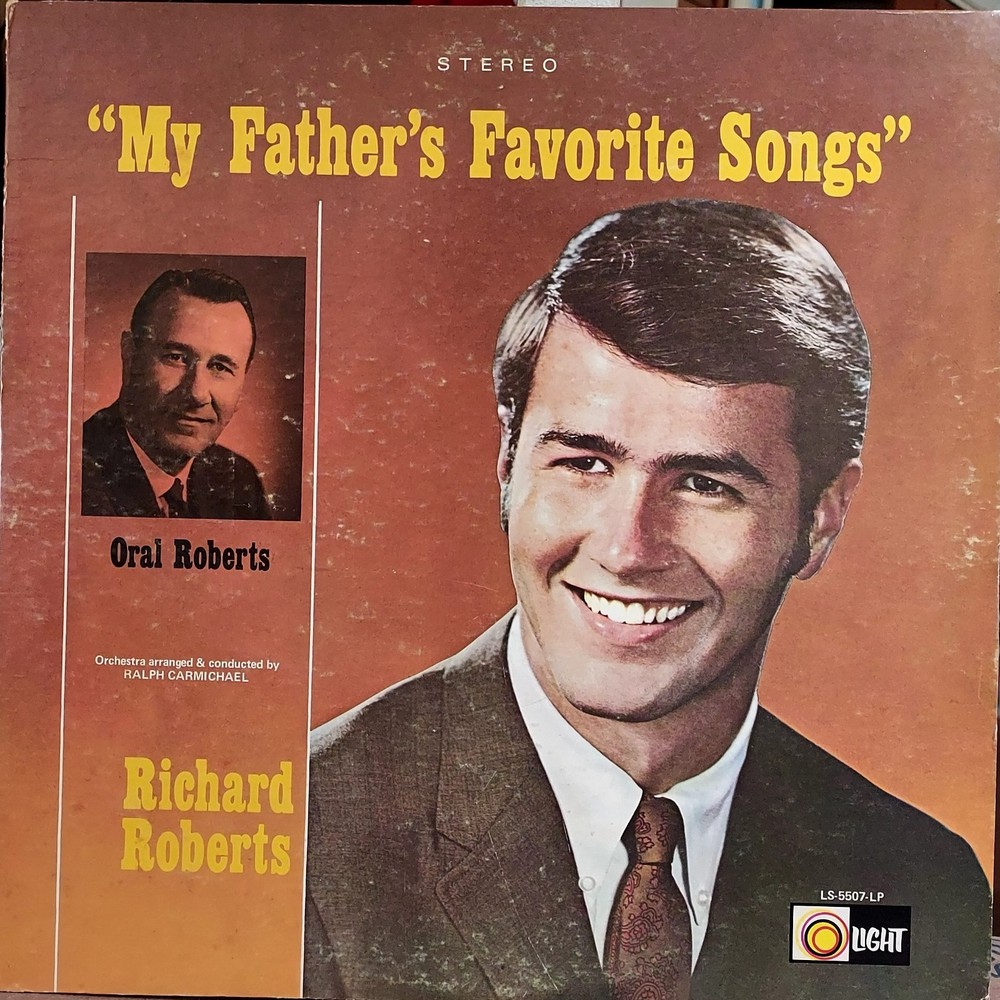 Richard Roberts My Father's Favorite Songs Gospel Music LP RECORD ALBUM