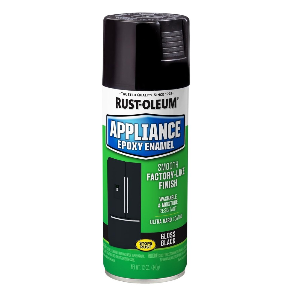 Rust-Oleum 7886830 Specialty Appliance Epoxy Spray Paint 12 oz Black