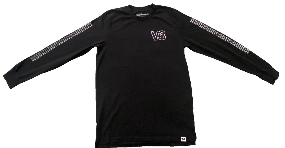 Deadmau5 Cube V3 Tour Shirt Mens Large Black Long Sleeve 2019 Concert Merch EDM