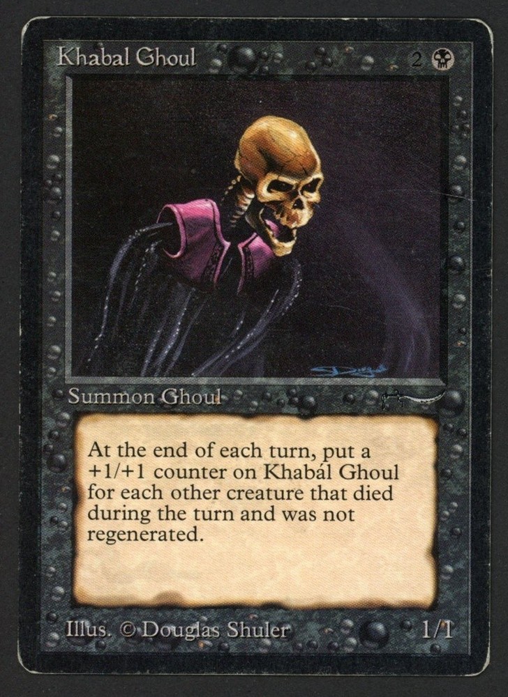 ***Khabal Ghoul*** MTG Arabian Nights Magic Kid Icarus