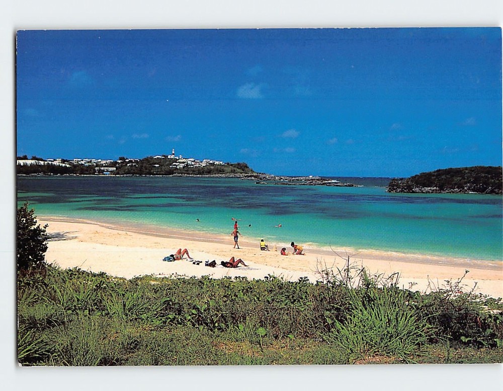 Postcard Clearwater Beach Bermuda British Overseas Territory