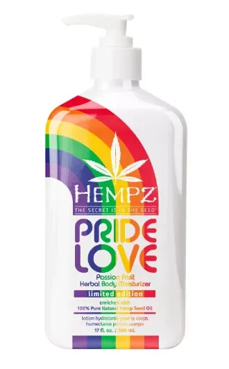 Hempz PASSION FRUIT PRIDE LOVE Herbal Body Moisturizer Lotion 17oz FREE SHIPPING