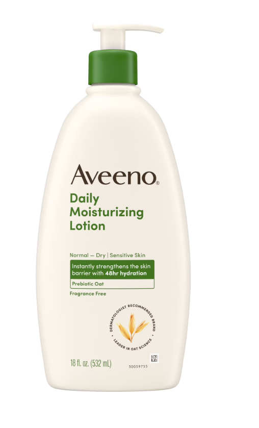 Aveeno Daily Moisturizing Body Lotion and Facial Moisturizer for Face, Body and