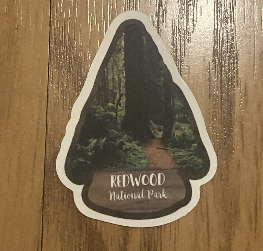 REDWOOD NATIONAL PARK CA STICKER 1 PC WATERBOTTLE LAPTOP SCRAPBOOKING NOTEBOOK