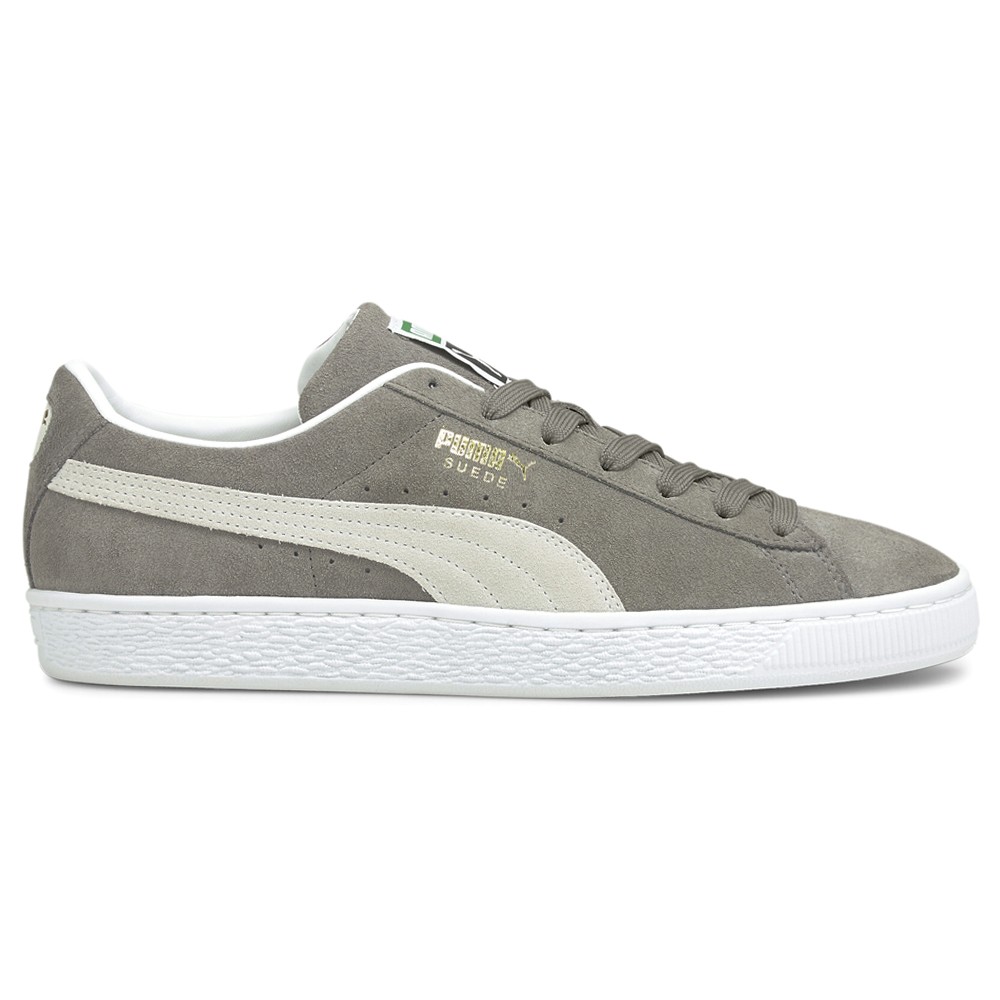 PUMA Suede Classic Xxi Lace Up  Mens Grey Sneakers Casual Shoes 37491507