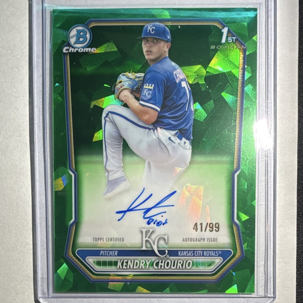 Bowman 2026 Bowman Sapphire Kendry Chourio Royals Green Auto /99 BSPA-KC