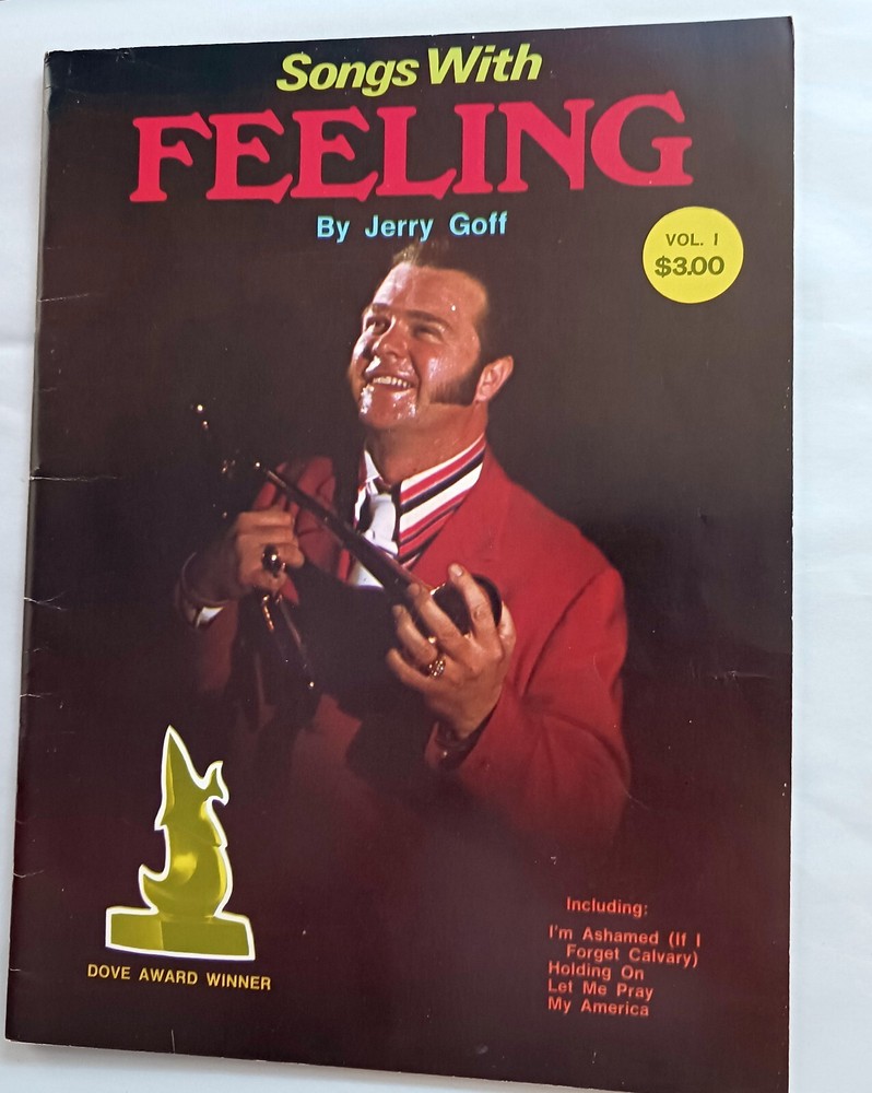 Jerry Goff 1972 Gospel Songbook Christian Dove Award Winning Songs With Feeling