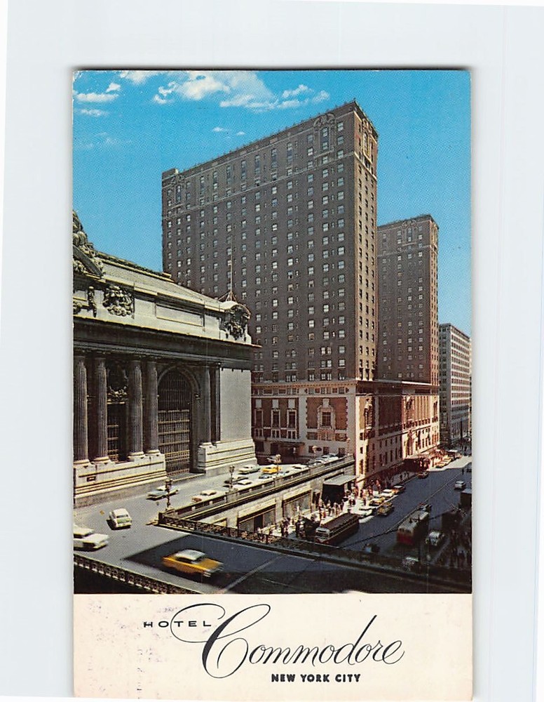 Postcard Hotel Commodore New York City New York USA