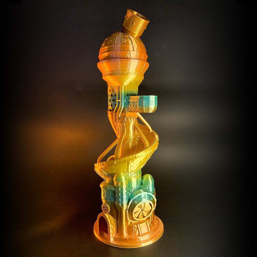 Dice Tower - DND dice tower - Tabletop gaming - unpainted - 47cm