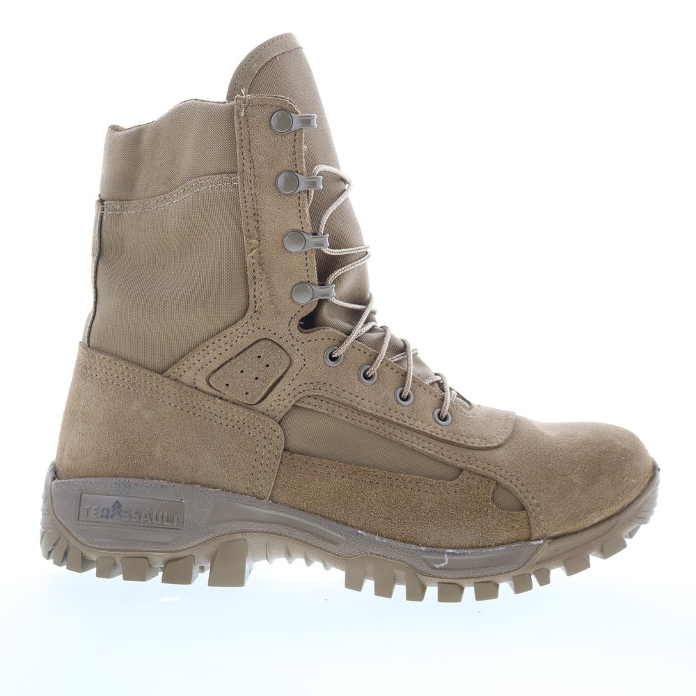 McRae T1 Terassault Combat Boots Vibram Hot Weather Mens Brown Made in USA