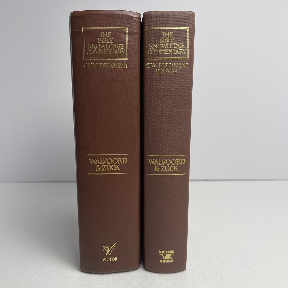 The Bible Knowledge Commentary Set Old & New Testament - Walvoord & Zuck HC