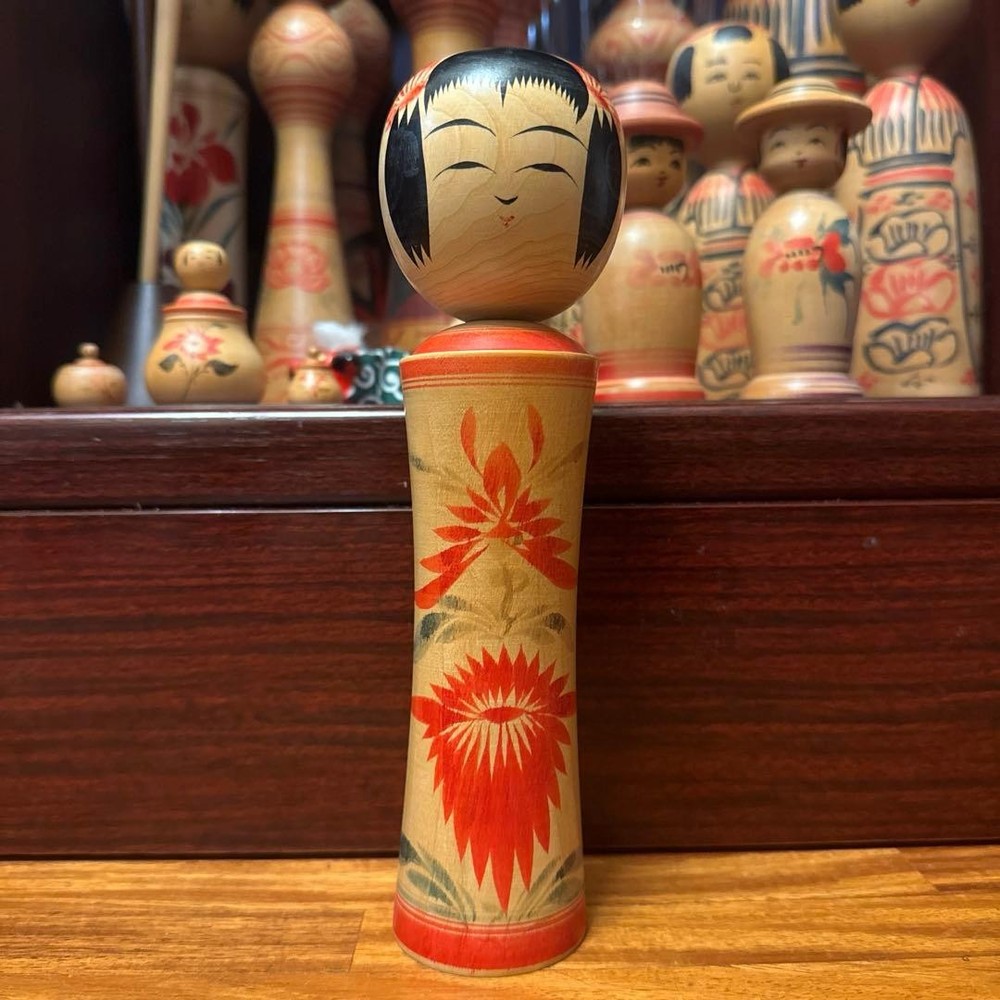 Tomio Katakura Kokeshi Doll Traditional Crafts Naruko New Condition