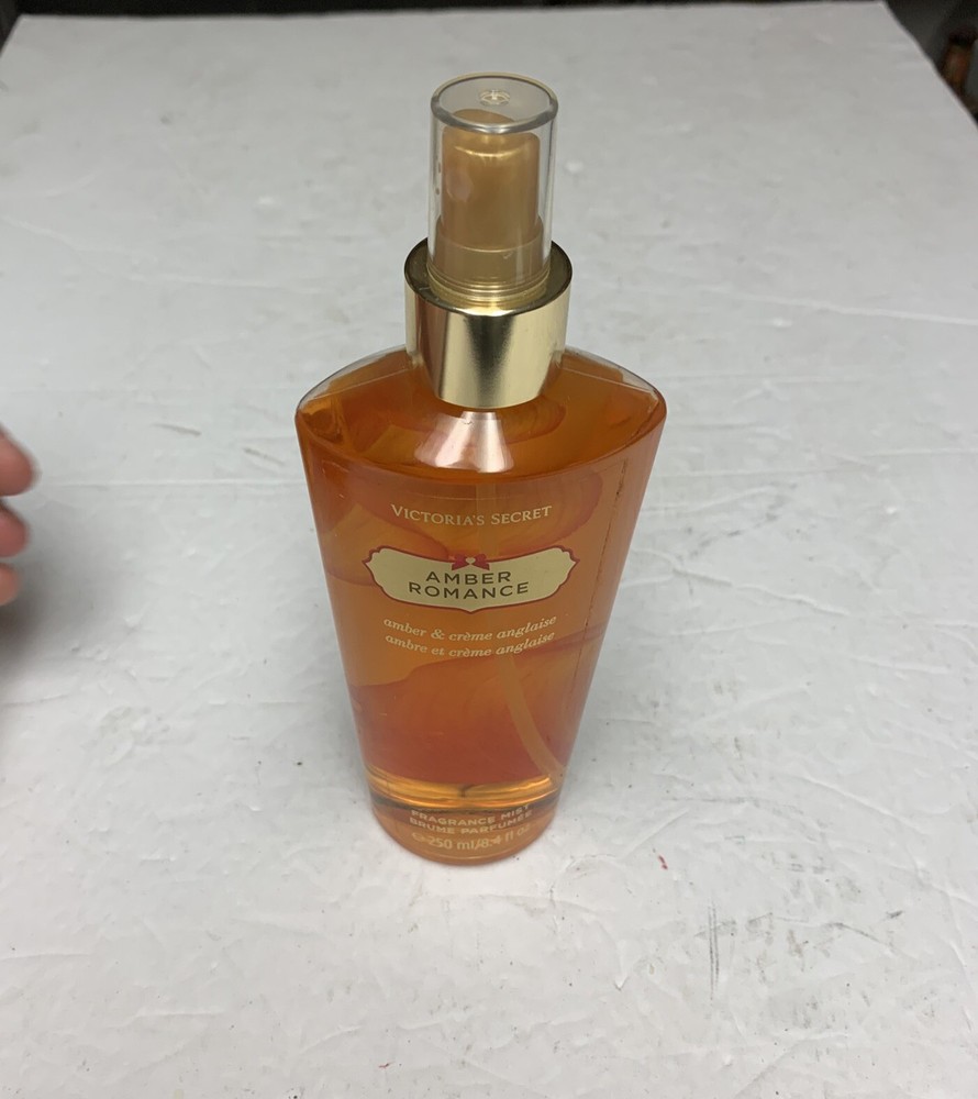 Victoria's Secret Amber Romance Body Mist 8.4 fl oz Older Packaging 95% Full