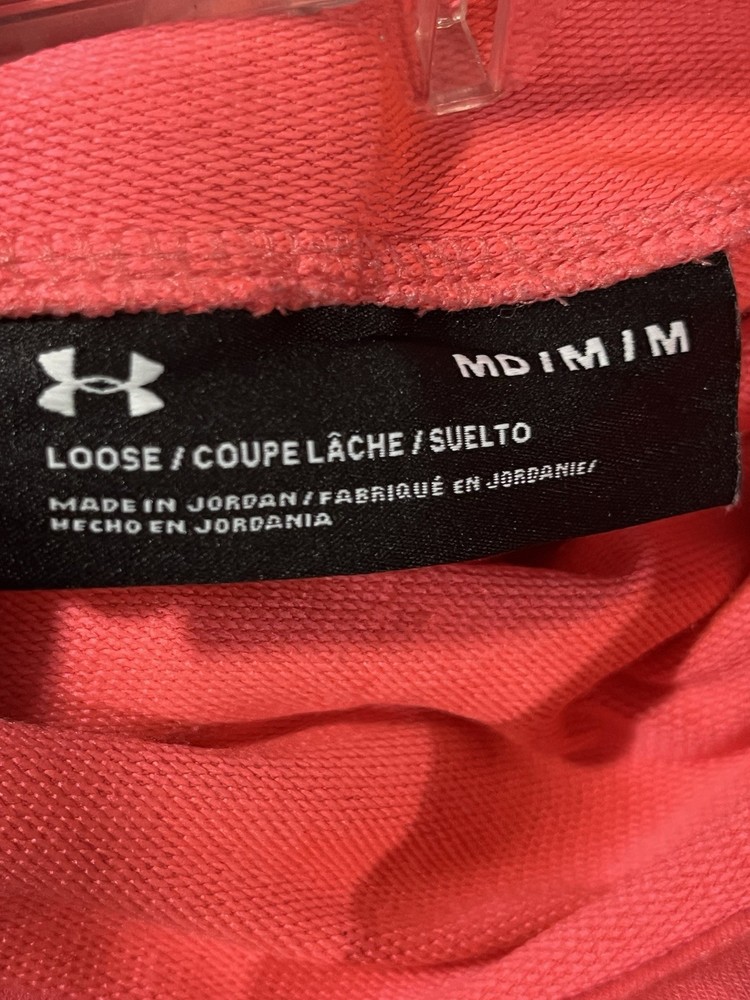 Under Armour Women's Featherweight Fleece Funnel Neck Sweatshirt. Used Size M