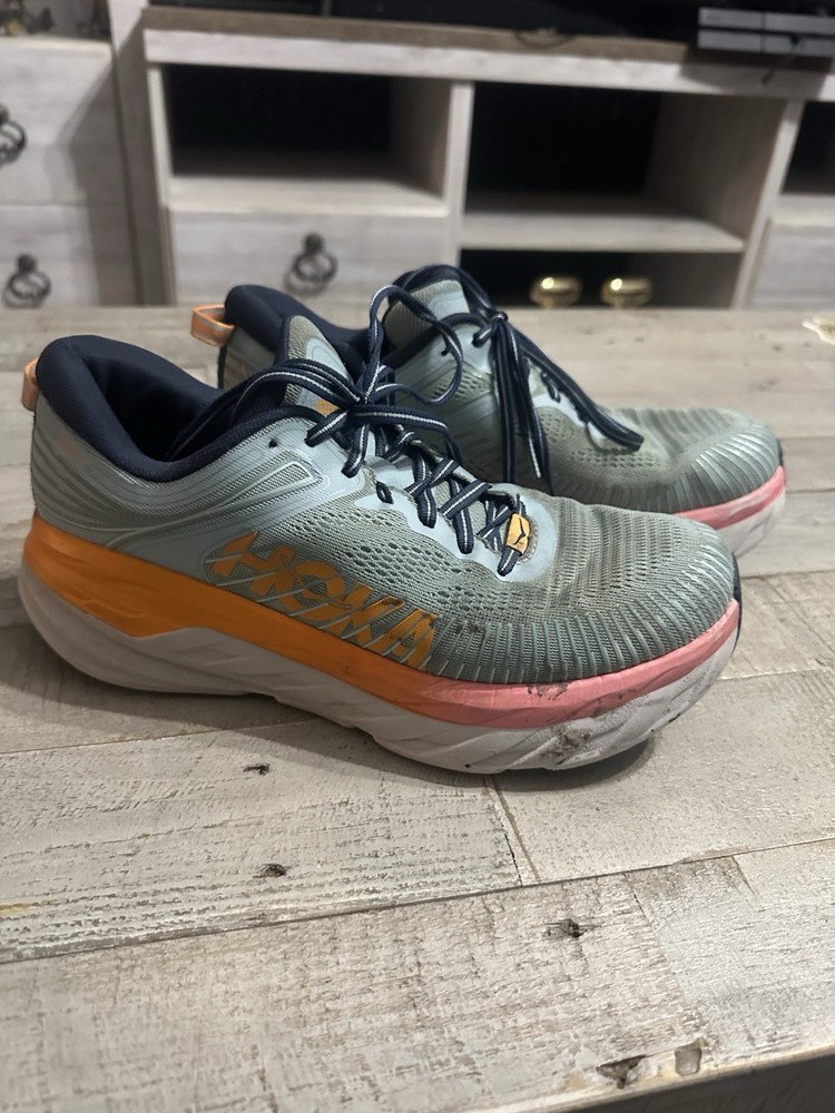 Size 9.5 - Hoka One One Bondi 7 Blue Haze W