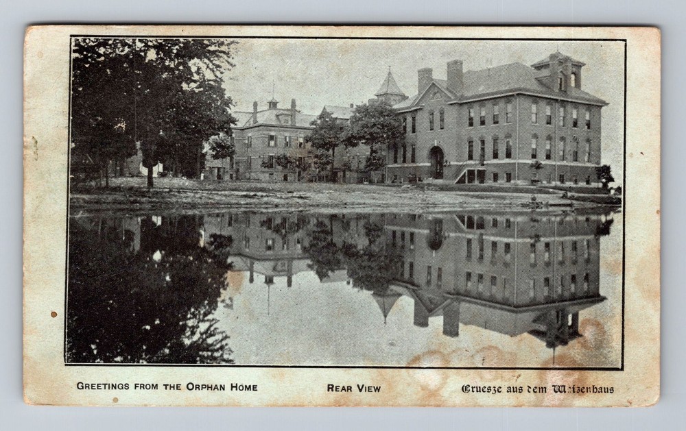 Fort Wayne IN-Indiana, Reformed Orphans Home Greetings, Vintage c1908 Postcard