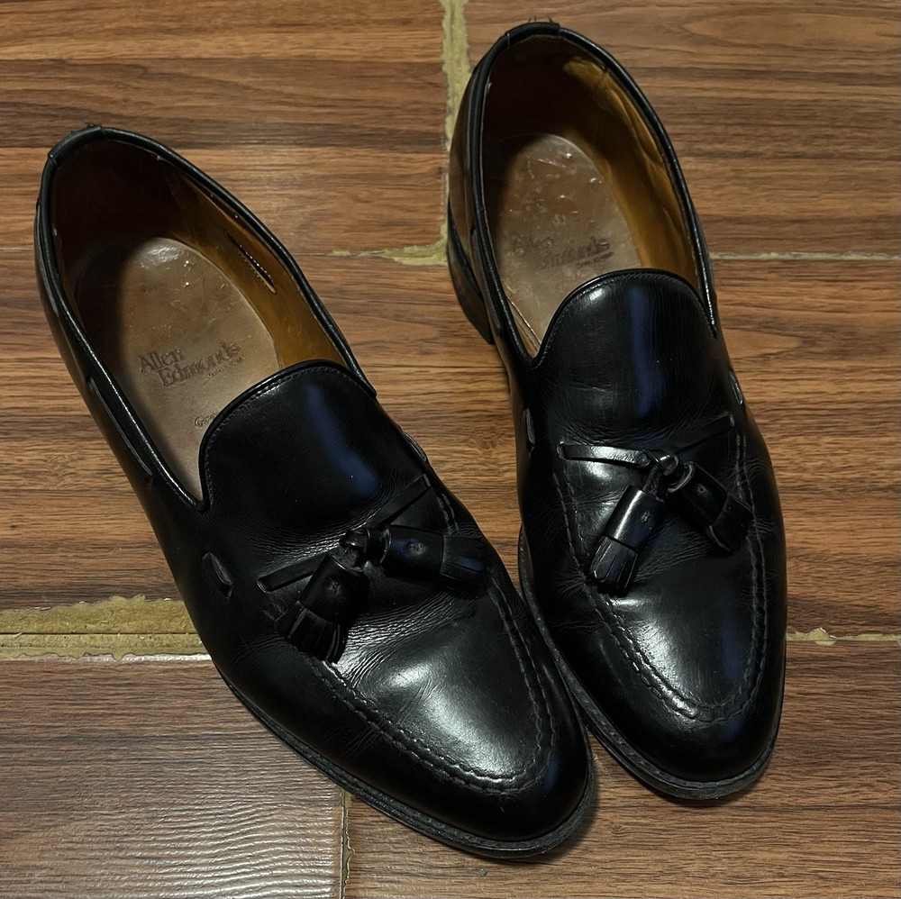 Allen Edmonds Grayson 10.5C Tassel Loafers Leather Dress Shoes Made In USA Retro