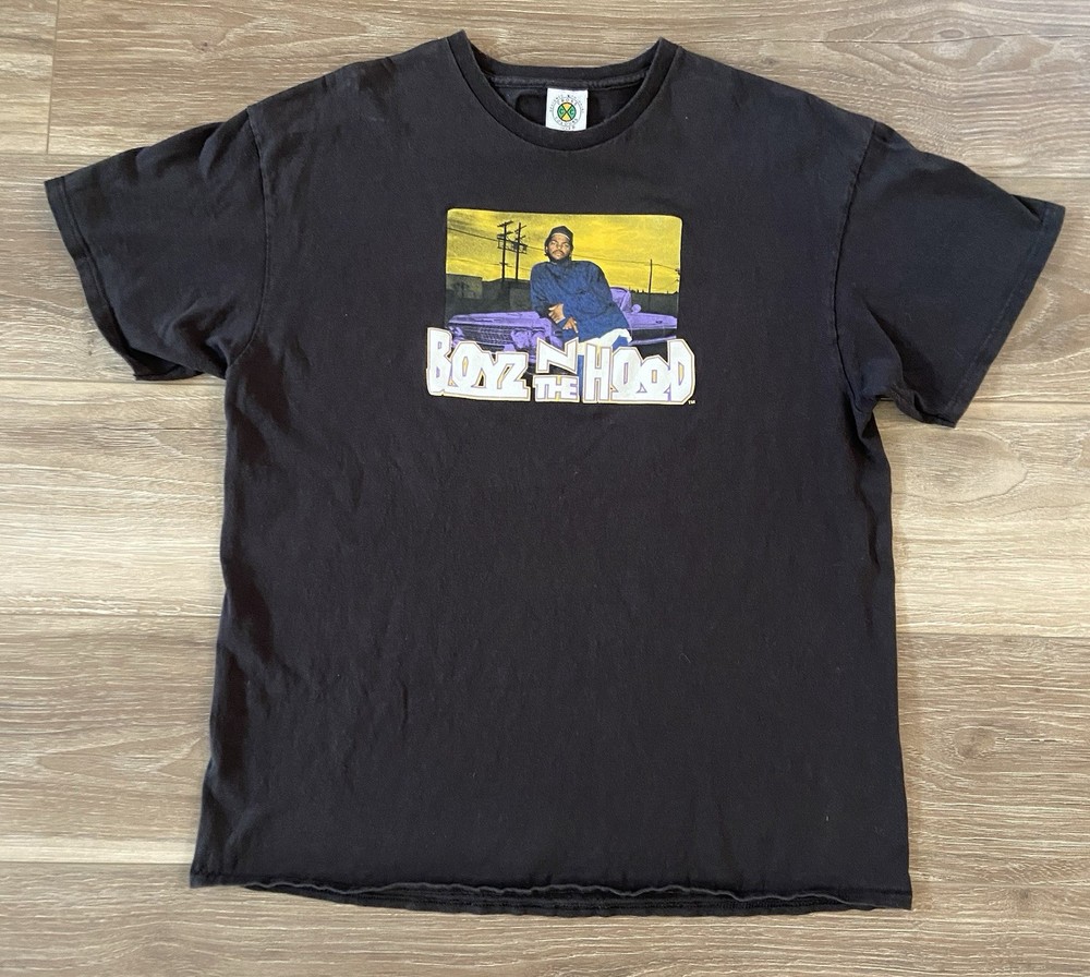 Vintage Boyz N The Hood Shirt XL Cross Colors Ice Cube 90s Movie Promo Faded