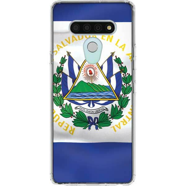 Countries of the World LG Stylo 6 Clear Case - El Salvador Flag