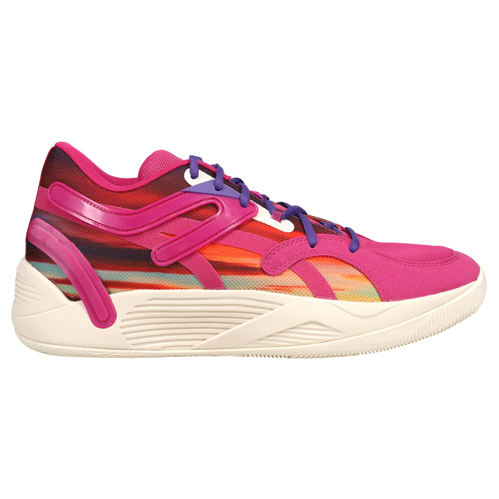 Puma Trc Blaze Court Desert Sky Basketball  Mens Pink Sneakers Athletic Shoes 37