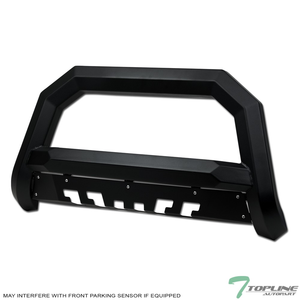 Topline For 2020-2023 Silverado/Sierra 2500 AVT Angular Bull Bar Guard Matte Blk
